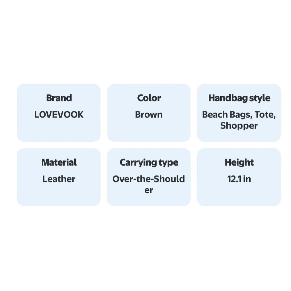 Lovevook Womens Brown Vintage-Style Leather Handbag Satchel Shoulder Crossbody